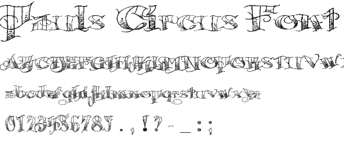 Pauls Circus Font font